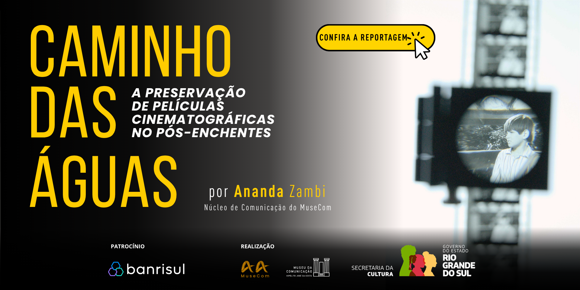 banner horiontal onde aparece a escrita "Caminho das Águas".